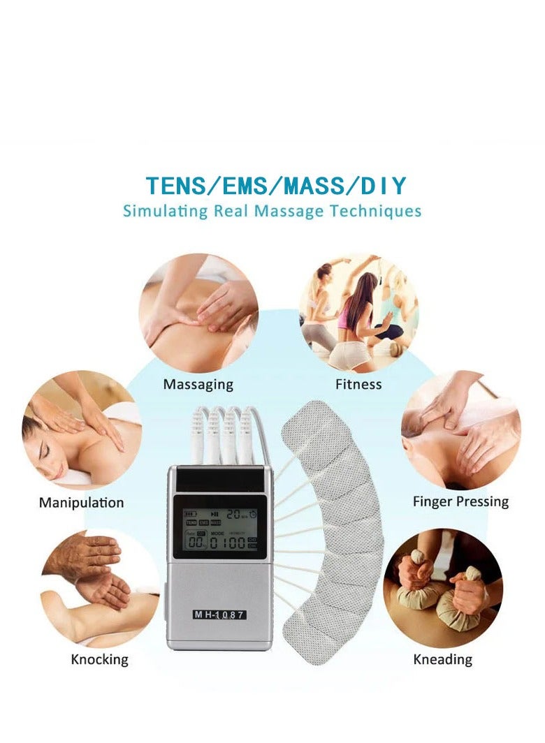 MAUSTOR EMS TENS Unit Machine EMS Electric Muscle Therapy Stimulator Physiotherapy Pulse Electric Massage Device Back Body Neck Massager - Image 2